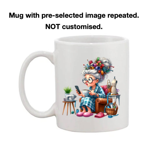 Mug - 11oz - Funny Crafting Grandma 1