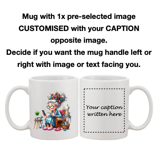 Mug - 11oz - Funny Crafting Grandma 1