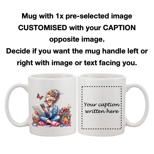 Mug - 11oz - Funny Crafting Grandma 4