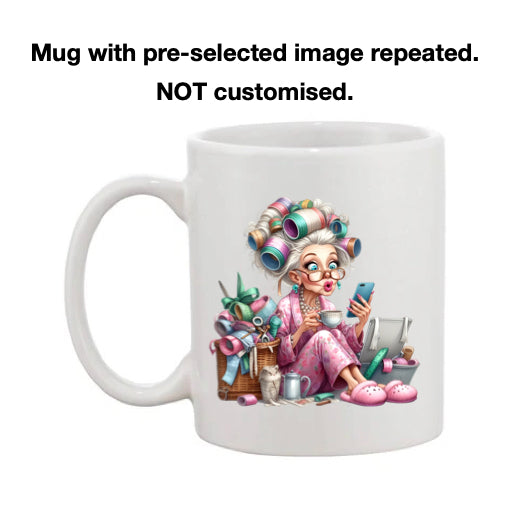 Mug - 11oz - Funny Crafting Grandma 5