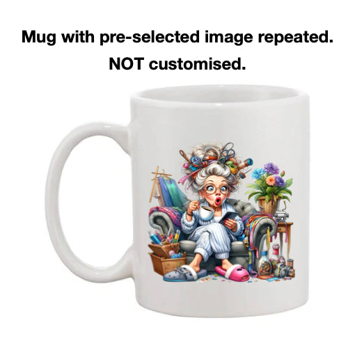 Mug - 11oz - Funny Crafting Grandma 6