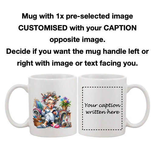 Mug - 11oz - Funny Crafting Grandma 6