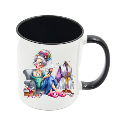 Mug - 11oz - Funny Crafting Grandma 8
