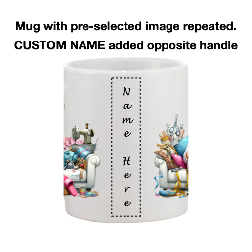 Mug - 11oz - Funny Crafting Grandma 10