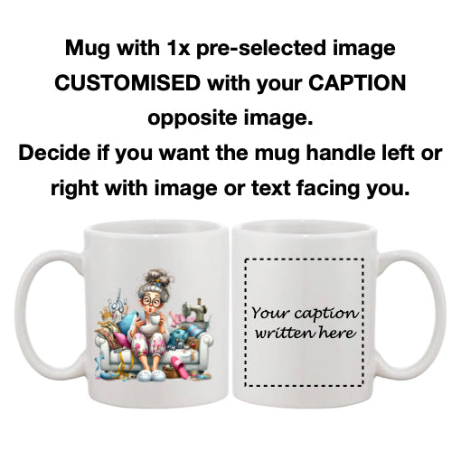 Mug - 11oz - Funny Crafting Grandma 10