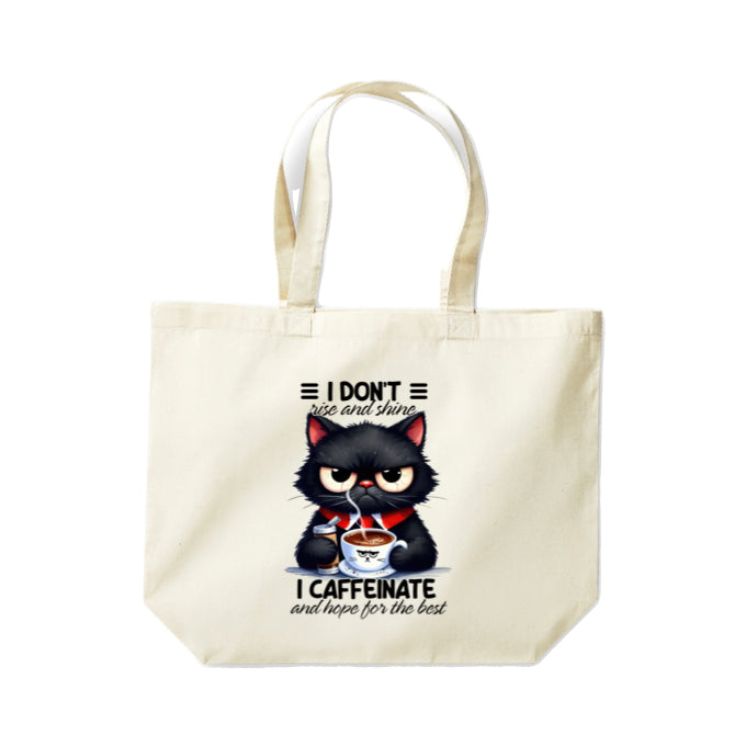 Cotton Tote Bags 18ltr- Sarcastic Quotes with Cats