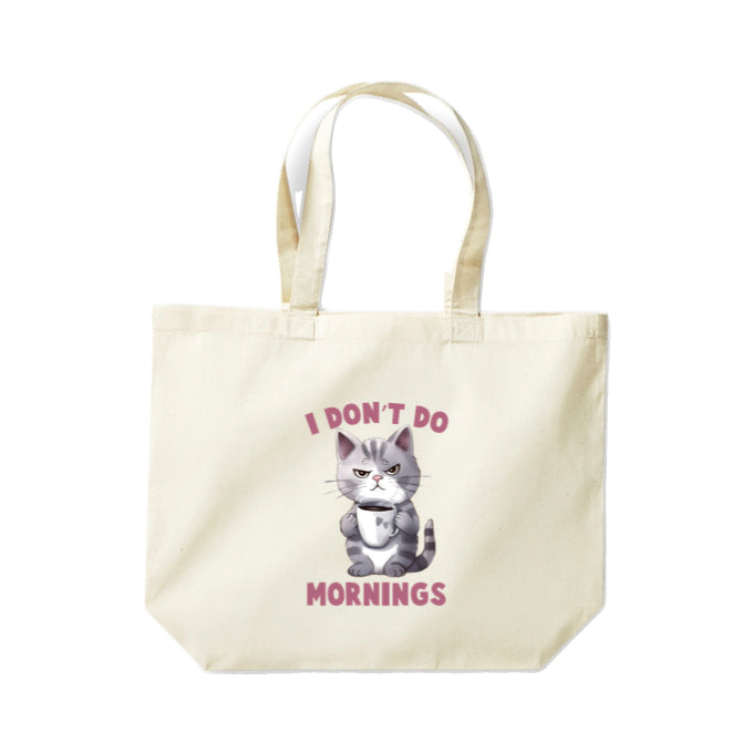 Cotton Tote Bags 18ltr- Sarcastic Quotes with Cats