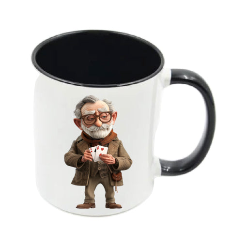Mug - 11oz - OAP - Old Man Playing Cards 2