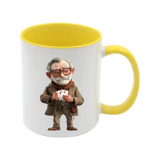 Mug - 11oz - OAP - Old Man Playing Cards 2