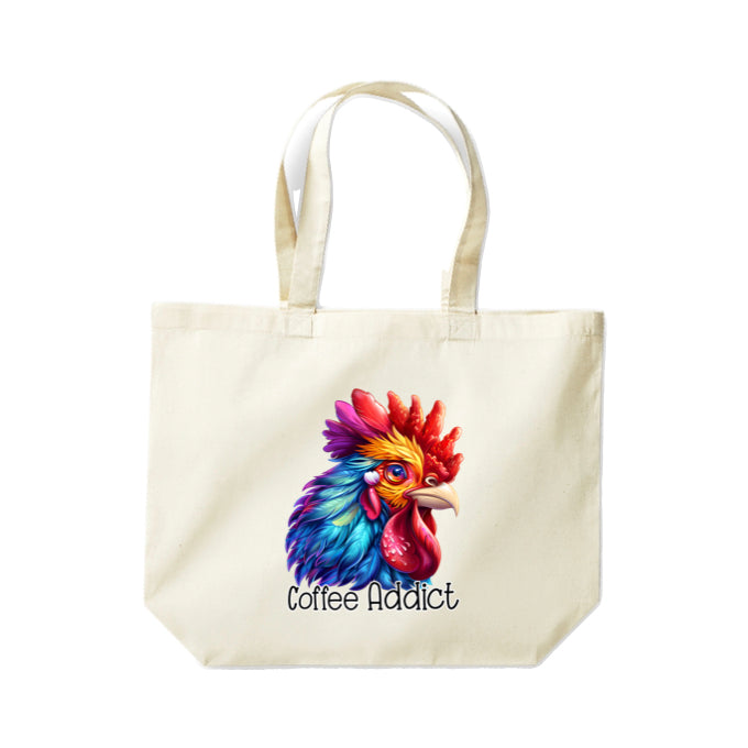 Cotton Tote Bags 18ltr- Sarcastic Quotes with Chickens