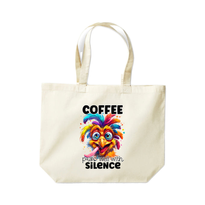 Cotton Tote Bags 18ltr- Sarcastic Quotes with Chickens