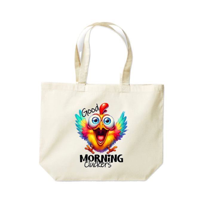 Cotton Tote Bags 18ltr- Sarcastic Quotes with Chickens