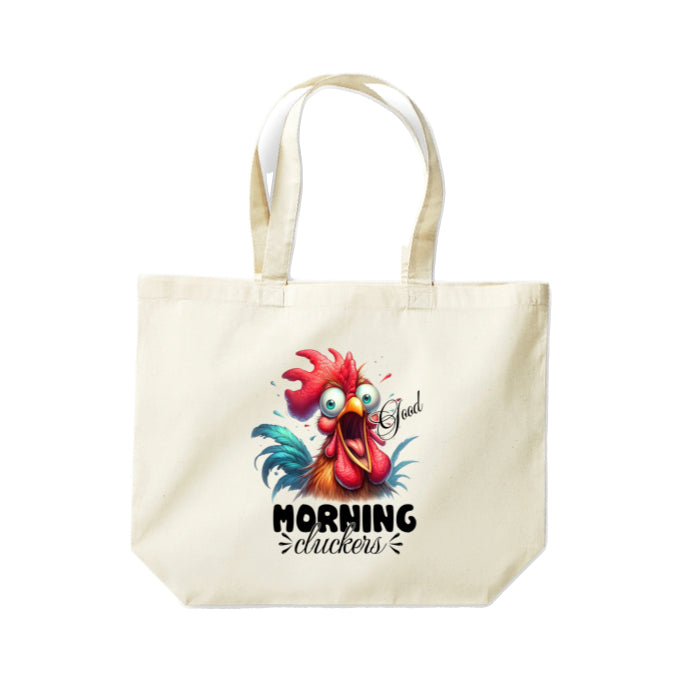 Cotton Tote Bags 18ltr- Sarcastic Quotes with Chickens