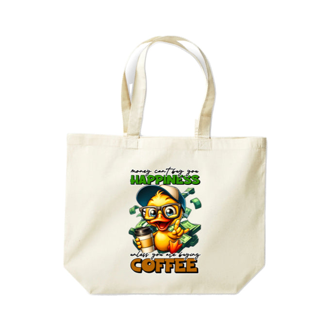 Cotton Tote Bags 18ltr- Sarcastic Quotes with Ducks