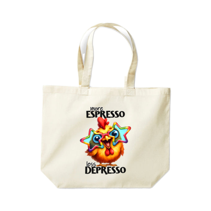 Cotton Tote Bags 18ltr- Sarcastic Quotes with Chickens