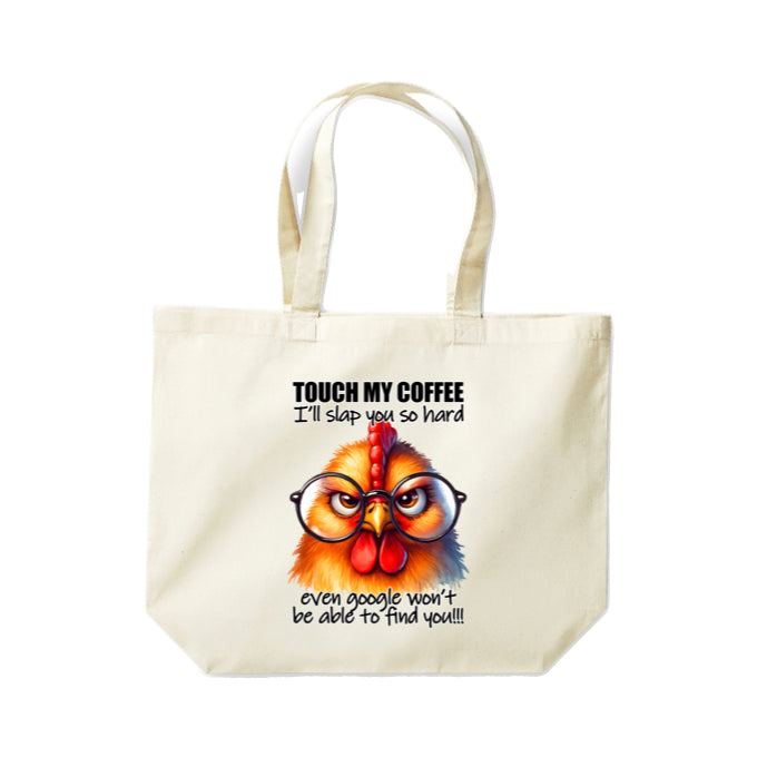 Cotton Tote Bags 18ltr- Sarcastic Quotes with Chickens