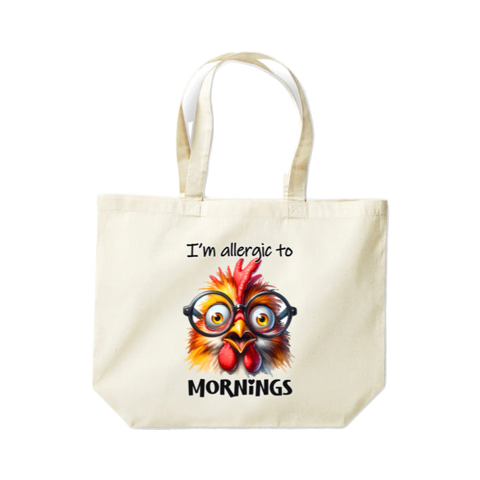 Cotton Tote Bags 18ltr- Sarcastic Quotes with Chickens
