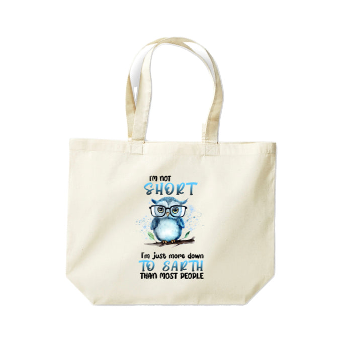 Cotton Tote Bags 18ltr- Sarcastic Quotes with Owls