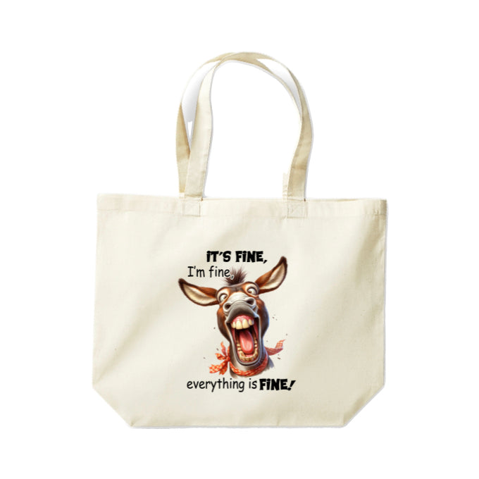 Cotton Tote Bags 18ltr- Sarcastic Quotes with different animals