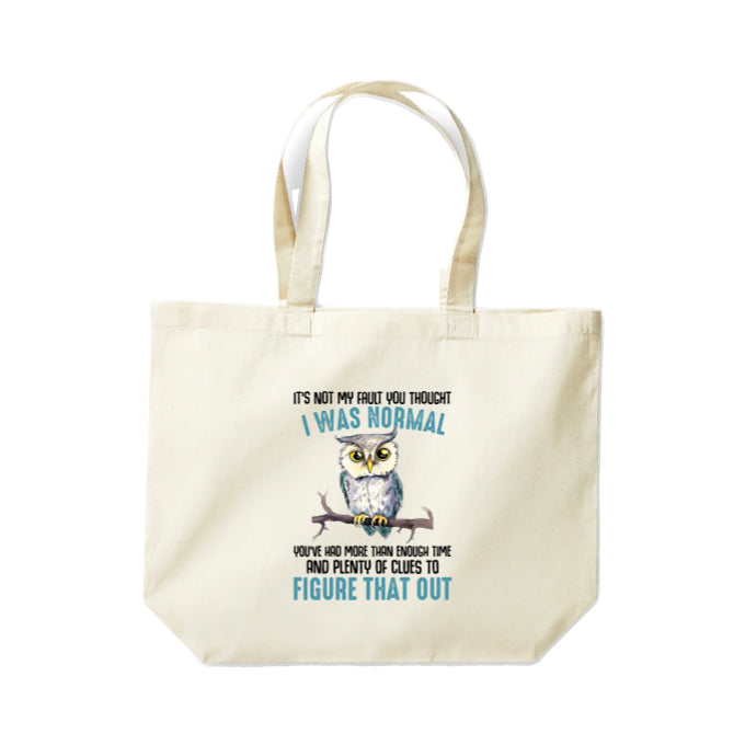 Cotton Tote Bags 18ltr- Sarcastic Quotes with Owls
