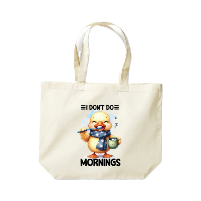 Cotton Tote Bags 18ltr- Sarcastic Quotes with Ducks