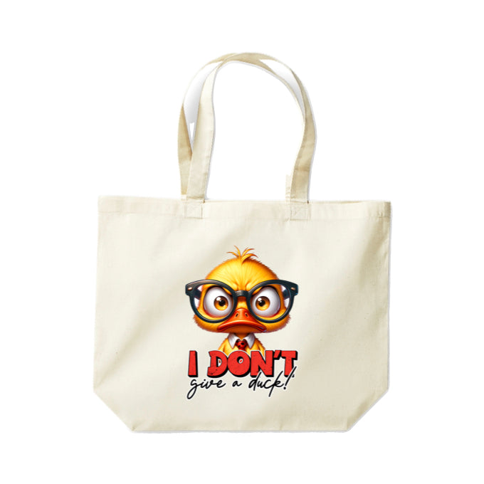 Cotton Tote Bags 18ltr- Sarcastic Quotes with Ducks