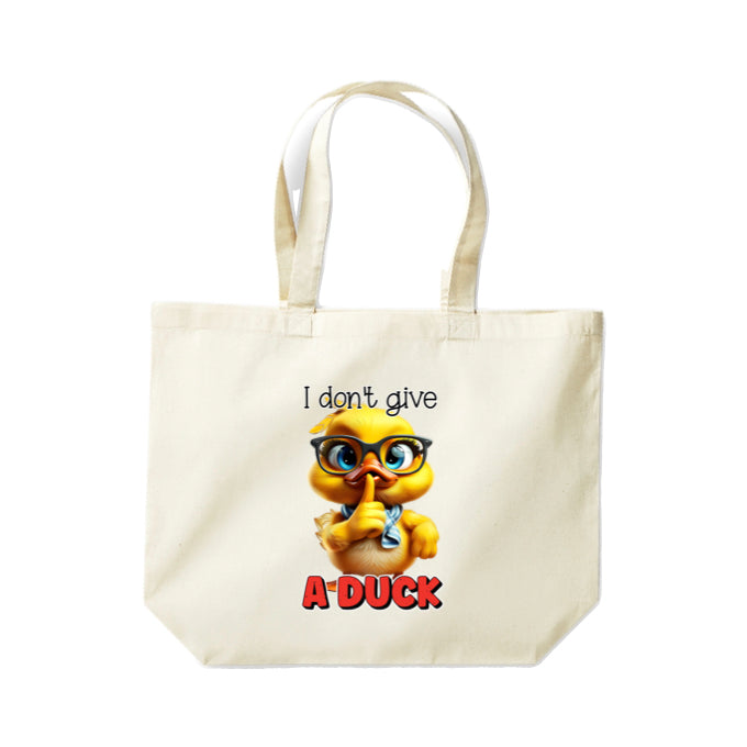 Cotton Tote Bags 18ltr- Sarcastic Quotes with Ducks