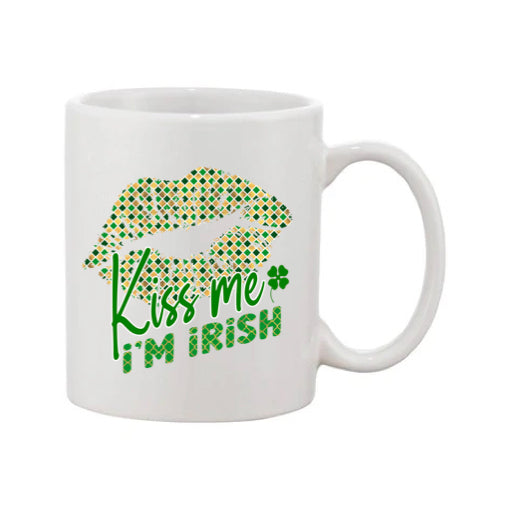Mug - 11oz - St Patricks Day - Kiss me I'm irish