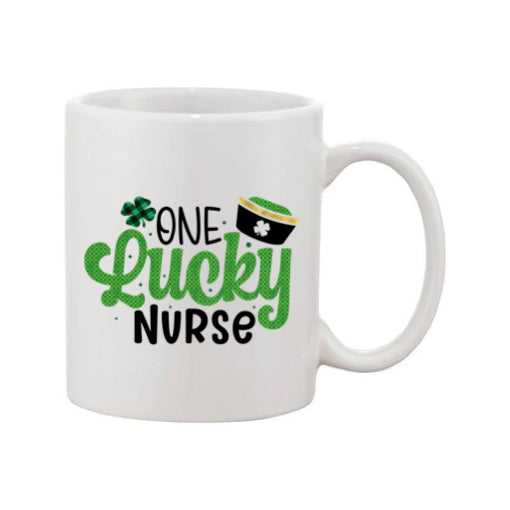Mug - 11oz - St Patricks Day - One Lucky Nurse