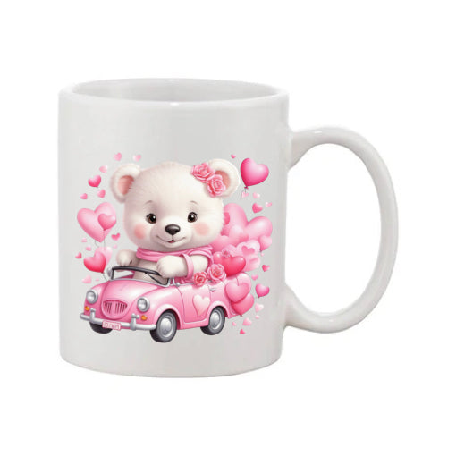 Mug - 11oz - Bear in a car