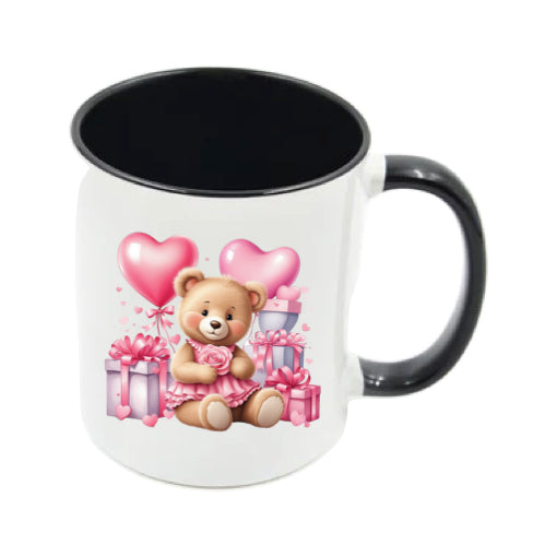 Mug - 11oz - Bear with presents & balloons
