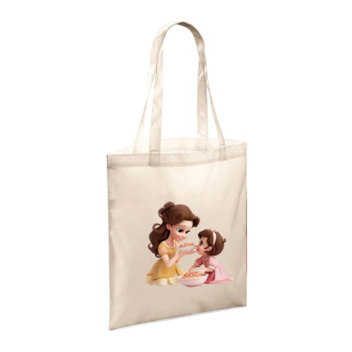 Polyester Tote Bags 10ltr - Woman & Child with Food & Drink