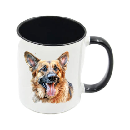 Mug - 11oz - German Shepherd in vibrant watercolours 5