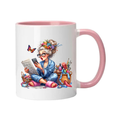 Mug - 11oz - Funny Crafting Grandma 4