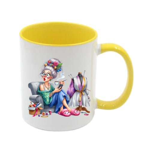 Mug - 11oz - Funny Crafting Grandma 8