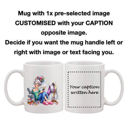 Mug - 11oz - Funny Crafting Grandma 9