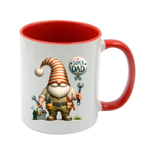 Mug - 11oz - Fathers Day - 'Super Dad' Gnome
