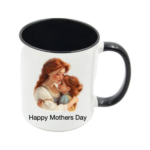 Mug - 11oz - Lady & Girl Hugging 4