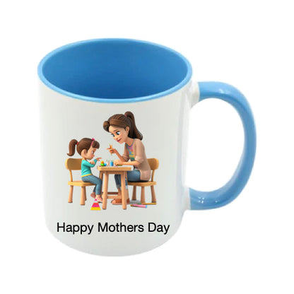 Mug - 11oz - Lady & Girl Drawing 1