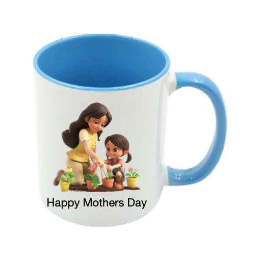 Mug - 11oz - Lady & Girl Gardening 4