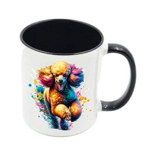 Mug - 11oz -Paint Splashed Poodle
