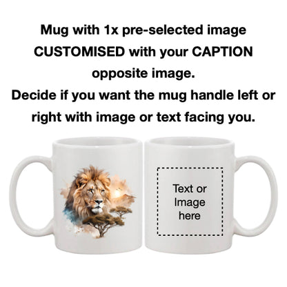 Mug - 11oz - African Safari Wild Animal - Lion
